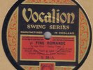 BILLIE HOLIDAY - A Fine Romance / Billie's Blues 78 rpm disc (A+++)