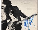 BRUCE SPRINGSTEEN BORN TO RUN SIGNED BY ARTIST VINYL LP - SLEEVE ONLY -ORIGINAL