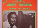 JIMMY ROGERS: That's All Right LP (France, autographed) rare Blues & R&B
