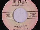 rare Blues 45 SONNY BOY WILLIAMS on DUPLEX Listen