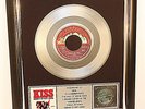 Kiss, Shout It Out Loud, Platin Record, platin Schallplatte, Award, gold