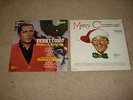 Merry Christmas Bing Crosby & Perry Como Home for the Holidays Record Albums