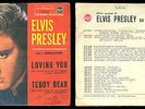 ELVIS PRESLEY - LOVING YOU / TEDDY BEAR - RCA ITALIANA - 45N 0611 - 1957