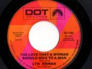 Northern Soul 45 LYN ROMAN The Love A Woman Should Give To A Man Dot HEAR