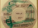 VA - Yes L.A. - Dangerhouse one sided clear vinyl 1979 Germs X Bags Alley Cats