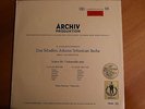 ARCHIV SAPM red  Bach cello suites 3 & 4 PIERRE FOURNIER  triple gatefold MINT