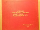Schubert  Grand Fantasia in C  Adolf Busch  Rudolf Serkin  HMV DB1524/27