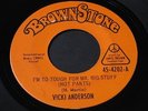 Vicki Anderson   I'm Too Tough For Mr Big Stuff   Brownstone   funk 45 HEAR