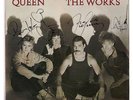 QUEEN - THE WORKS - SIGNED BY GROUP - VINYL LP SLEEVE ONLY - ORIGINAL