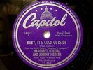 Margaret Whiting Johnny Mercer - Baby, It's Cold Outside - Capitol 78 rpm 57-567