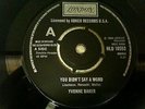 YVONNE BAKER   YOU DIDN'T SAY A WORD    LONDON  HLU 10553   EX  CON