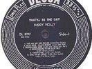 BUDDY HOLLY that'll be the day original 1958 Decca 1st press black label silver