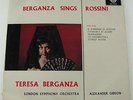 ED1 SXL 2132 TERESA BERGANZA Sings ROSSINI LSO Alexander Gibson DECCA UK LP 1959