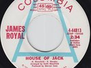 JAMES ROYAL House Of Jack on Columbia 45 mod soul dancer HEAR