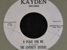 HEAR IT SOUL The Leverett Sisters KAYDEN Records 401 A Place For Me and Stop