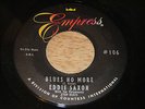 EDDIE SAXON & Paramounts, doo-wop 45, Blues No More, rare ONE-SIDED Empress #106