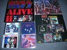 KISS Alive II LP 2 record set w/ 4 bonus live CDs 1974 1976 1979 1988 Gift Set