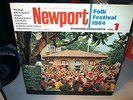 NEWPORT FOLK FESTIVAL liv 1964 Mono Vinyl 3 Record Album SET VANGUARD Doc Watson