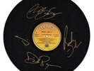 BON JOVI - SLIPPERY WHEN WET SIGNED BY BAND - VINYL LP - RECORD ONLY - ORIGINAL