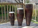 Brazilian Atabaque drums (set of 3) From Bahia