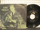 ELVIS PRESLEY LOVE ME TENDER VG++ SILVER LINE ORG 1956 PICTURE SLEEVE 7