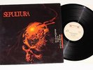 SEPULTURA -Beneath the Remains LP 1989 , ROADRUNNER  sadus cancer death slayer