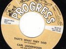 R&B / Mod - CARL UNDERWOOD - That's What They Said - HEAR