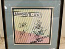 FRAMED AEROSMITH autographed 