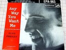 ELVIS PRESLEY EPA-965 Any Way You Want Me * VG++/VG+ * w/ Mystery Train