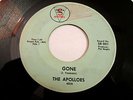 APOLLOES-gone/summertime blues-1966 ATLANTA GARAGE-RARE 1st label-SOUPA CORP 001