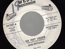 HEAR Rockabilly Bopper Promo 45 BOB FRYFOGLE Six Feet Under on Wedge (Promo)