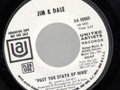 HEAR Garage Psych Promo Rare 45 JIM & DALE Past the State Of Mind on United Art