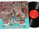 WEHRMACHT -Shark Attack LP 1987 , ORIG. SHARK 002 ..DEBUT sodom r.d.p. sepultura