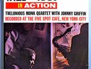 THELONIOUS MONK w/JOHNNY GRIFFIN IN ACTION/5 SPOT RARE ORIG'58 RIVERSIDE MONO LP
