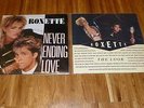 ROXETTE 2 RAR FRENCH 7 INCH SINGLES NEVERENDING LOVE + THE LOOK PER GESSLE