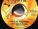 The Daily Flash - Jack Of Diamonds/Queen Jane - promo 45 on Parrot - Nuggets