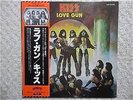 KISS / LOVE GUN JAPAN LP / OBI, GENE SIMMONS, PAUL STANLEY, ACE FREHLEY, EX