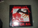 METALLICA Kill 'Em All LP Record 2008  R. Burch AUTOGRAPHED HAND SIGNED WB 50th