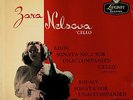 Kodaly, Reger Sonatas for unaccompanied Cello - Zara Nelsova - LL1252 UK press.