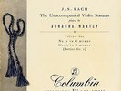 ***  BACH / PARTITA No. 1  # JOHANNA MARTZY - COLUMBIA 33 CX 1286  ***