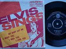 ELVIS PRESLEY My Baby Left Me PORTRAIT COVER 45 AUSTRALIA Pic ELVIS Sings '64 OZ