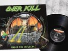 OVERKILL -Under the Influence LP 1988 , US THRASH  exodus carnivore dark angel