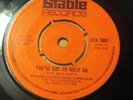 THE DEVIANTS - YOU'VE GOT TO HOLD ON - rare 1968 vinyl 7