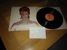 David Bowie LP Aladdin Sane and David Bowie and Iman autograph from 1993