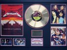 Metallica - Master of Puppets - 24KT Gold 12 inch Record Album Framed Display