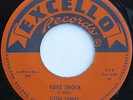 LITTLE SONNY Love Shock/I'll Love You Baby Detroit blues soul 45 Excello 2209
