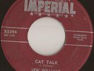 HEAR GOOD TEXAS ROCKABILLY 2SIDER LEW WILLIAMS CAT TALK