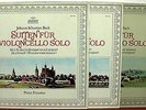 Archiv 198 186-8 3 discs Pierre Fournier, Bach 6 solo cello suites