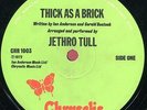 Jethro Tull LP Thick as a brick UK Chrysalis 1st press White writing on labels