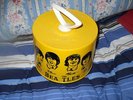 1966 beatles 45 record carrying case yellow
